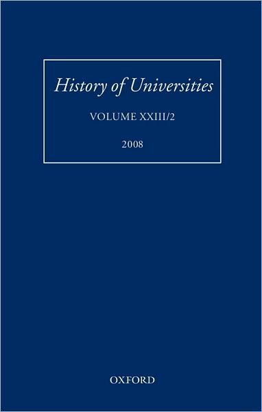 History of Universities: Volume XXIII/2