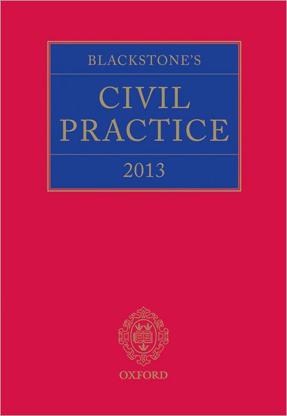 Blackstone's Civil Practice 2013