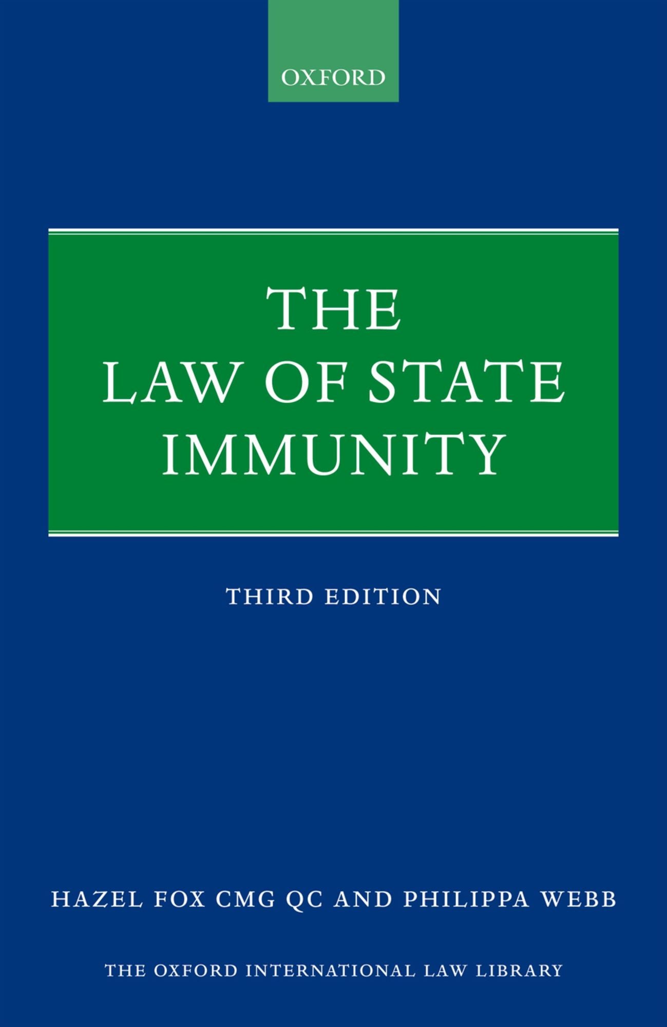 The Law of State Immunity