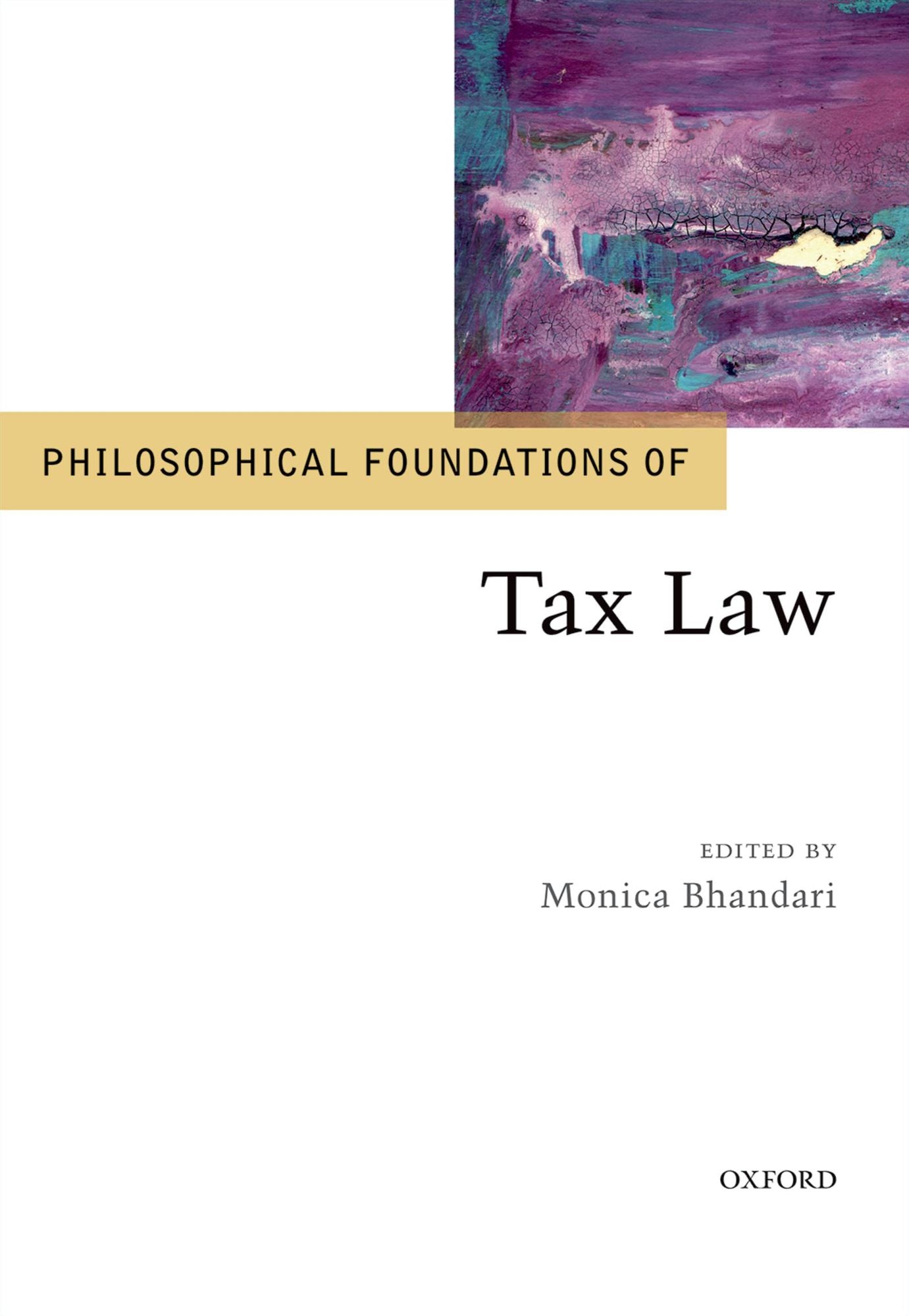 Philosophical Foundations of Tax Law