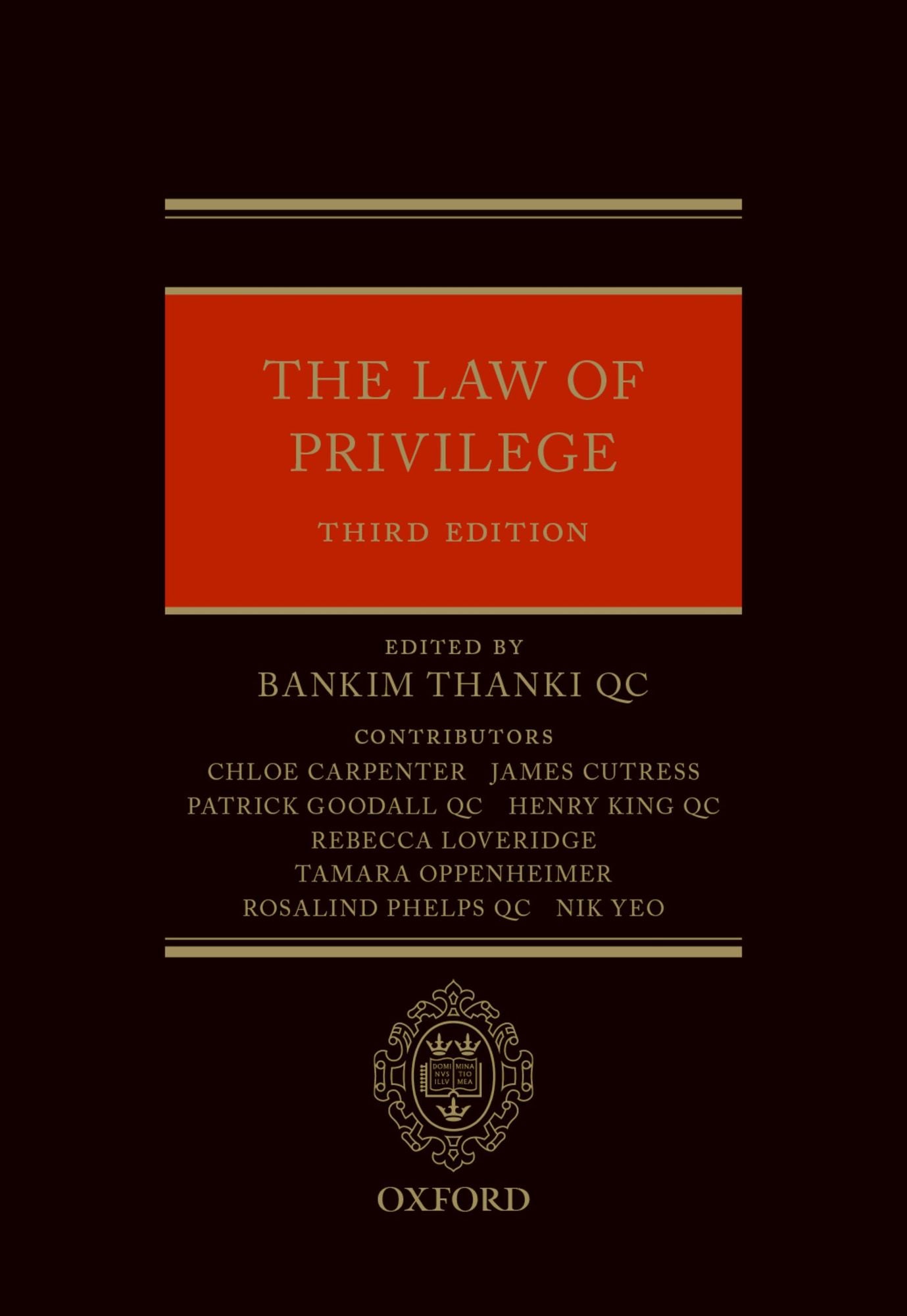 The Law of Privilege