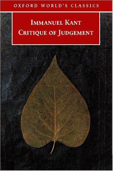 Critique of Judgement
