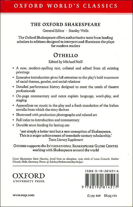 The Oxford Shakespeare: Othello