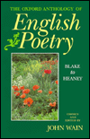 The Oxford Anthology of English Poetry: Blake to Heaney