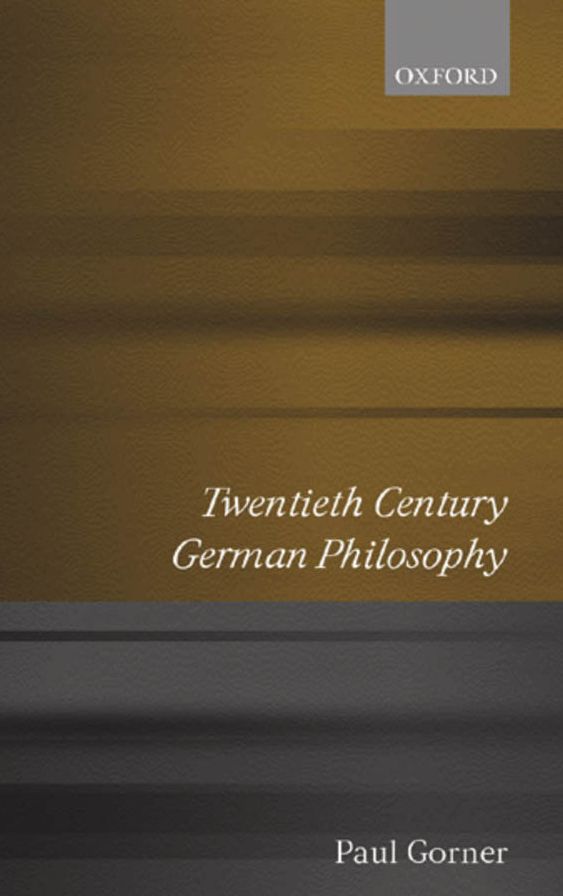 Twentieth Century German Philosophy