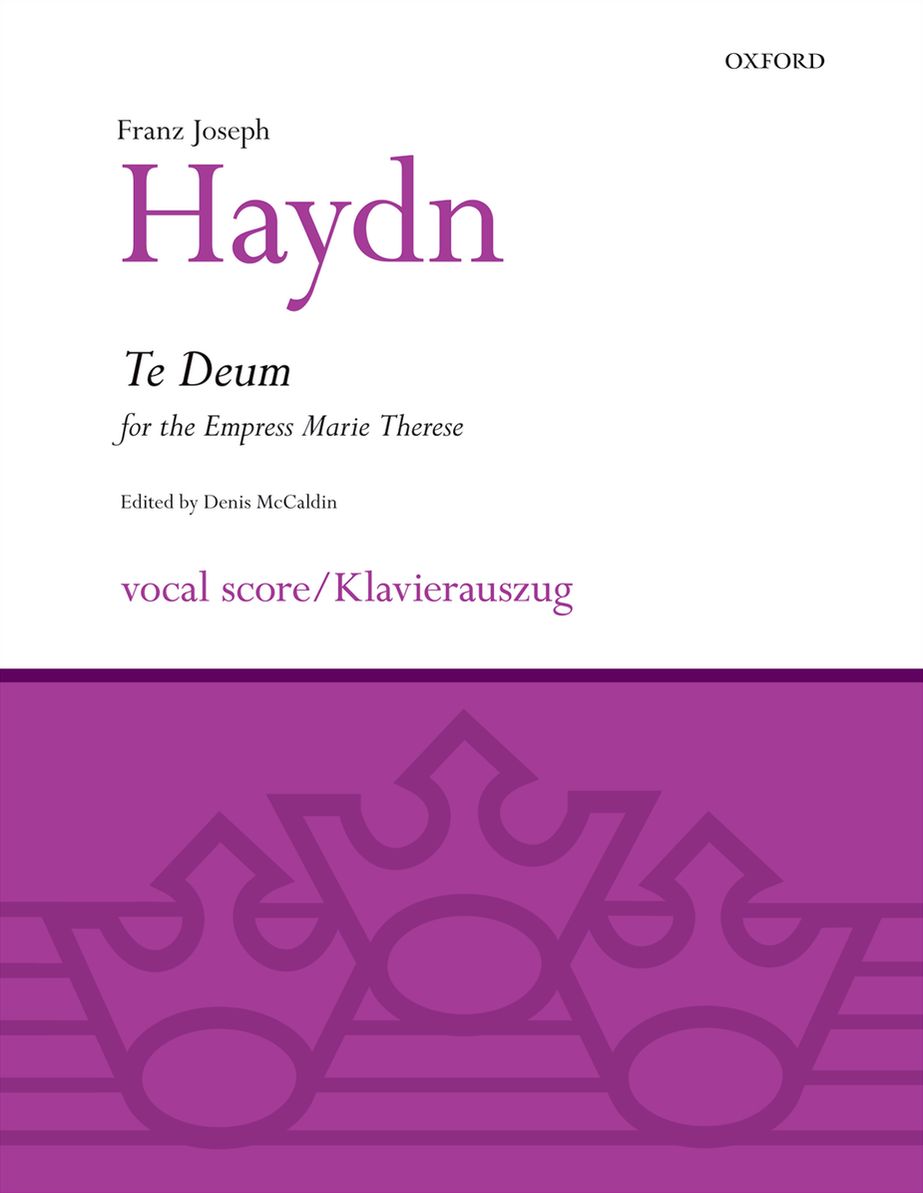 Te Deum for the Empress Marie Therese: Vocal score