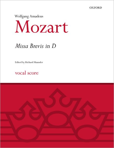 Missa Brevis in D K.194: Vocal score