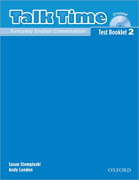 Talk Time 2 Test Booklet with Audio CD