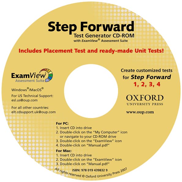 Step Forward Intro-4 Test Generator CD-ROM with ExamView Assessment