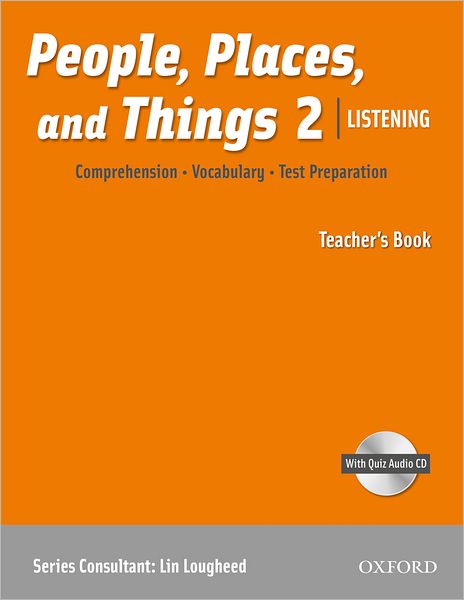 People, Places, and Things 2 Listening Teachers Book w/CD Pack