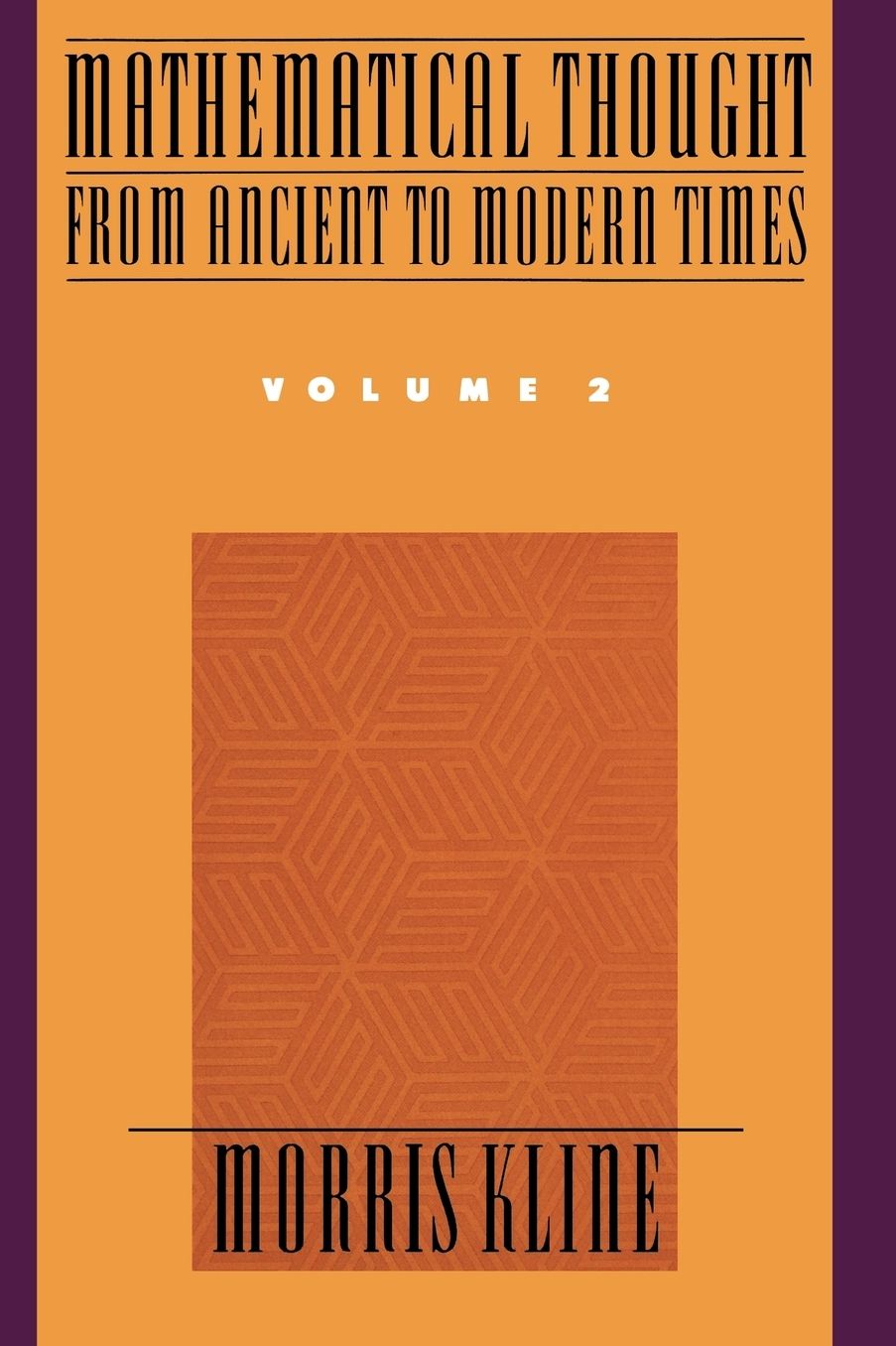 Mathematical Thought from Ancient to Modern Times
