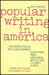 Popular Writing in America: The Interaction of Style and Audience