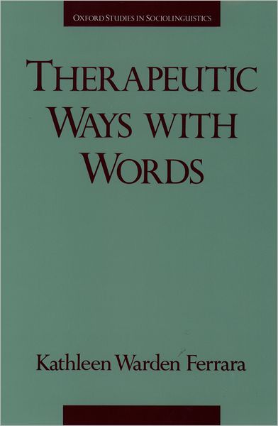 Therapeutic Ways with Words