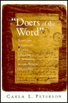 Doers of the Word: African-American Women Speakers and Writers in the North (1830-1880)