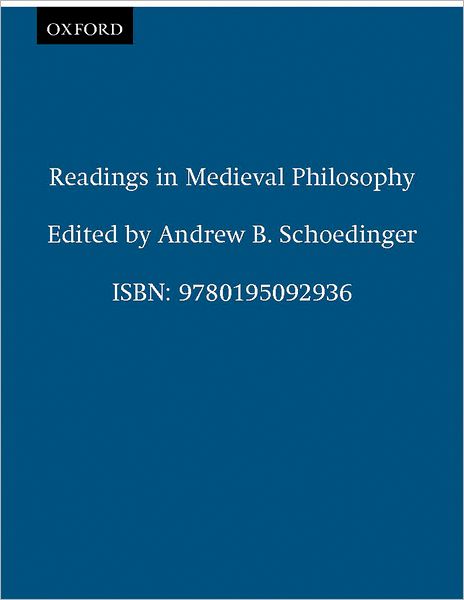 Readings in Medieval Philosophy