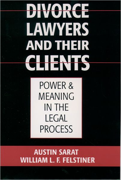 Divorce Lawyers and Their Clients: Power and Meaning in the Legal Process