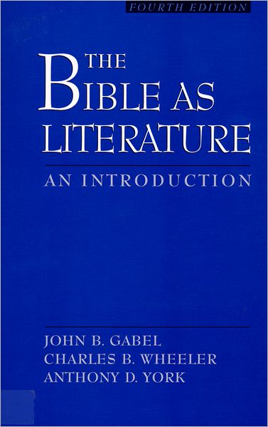 The Bible as Literature