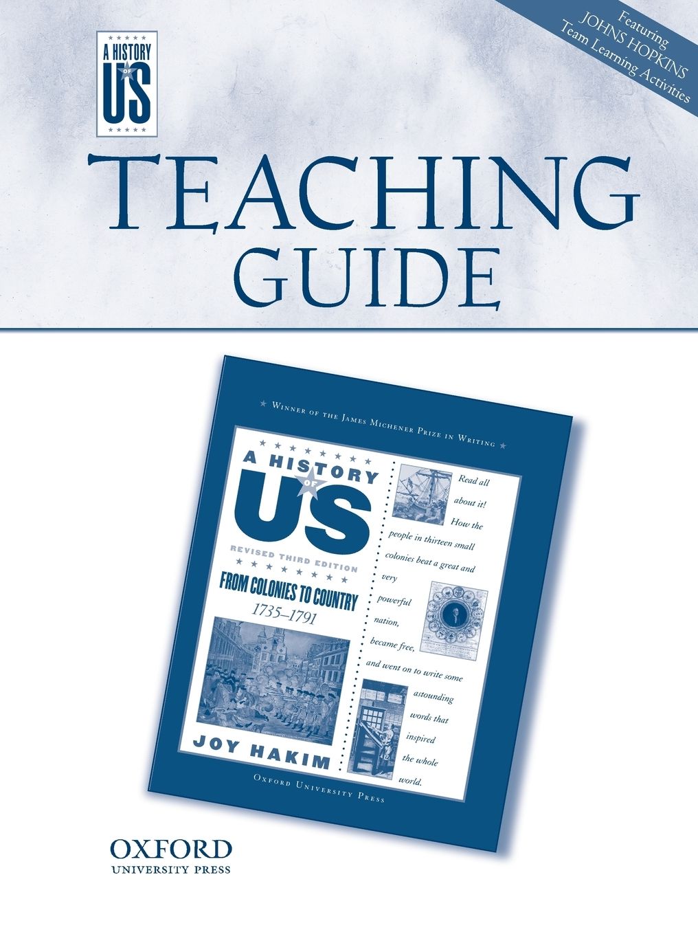 A History of US Book 3: From Colonies to Country, 1735-1791 Teaching Guide