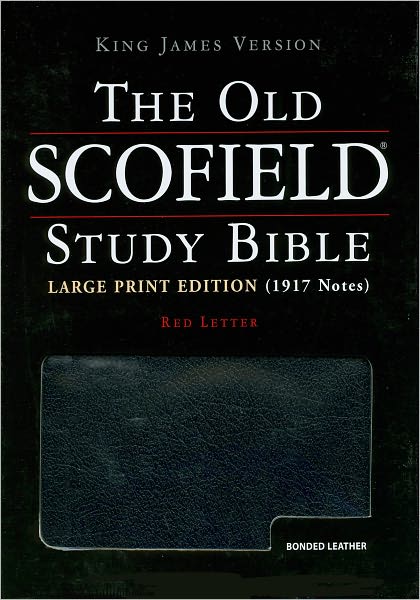 The Old Scofieldi'A Study Bible, KJV, Large Print Edition (Black Bonded Leather)