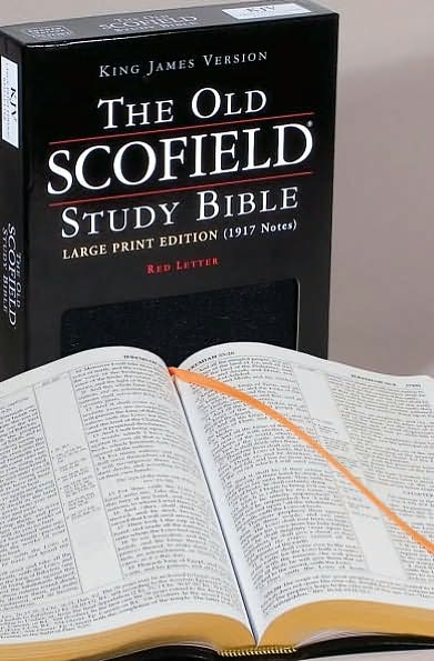 The Old Scofieldi'A Study Bible, KJV, Large Print Edition (Black Bonded Leather)