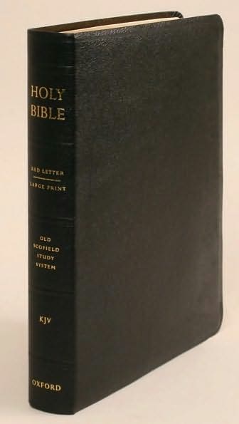The Old Scofieldi'A Study Bible, KJV, Large Print Edition (Black Genuine Leather)