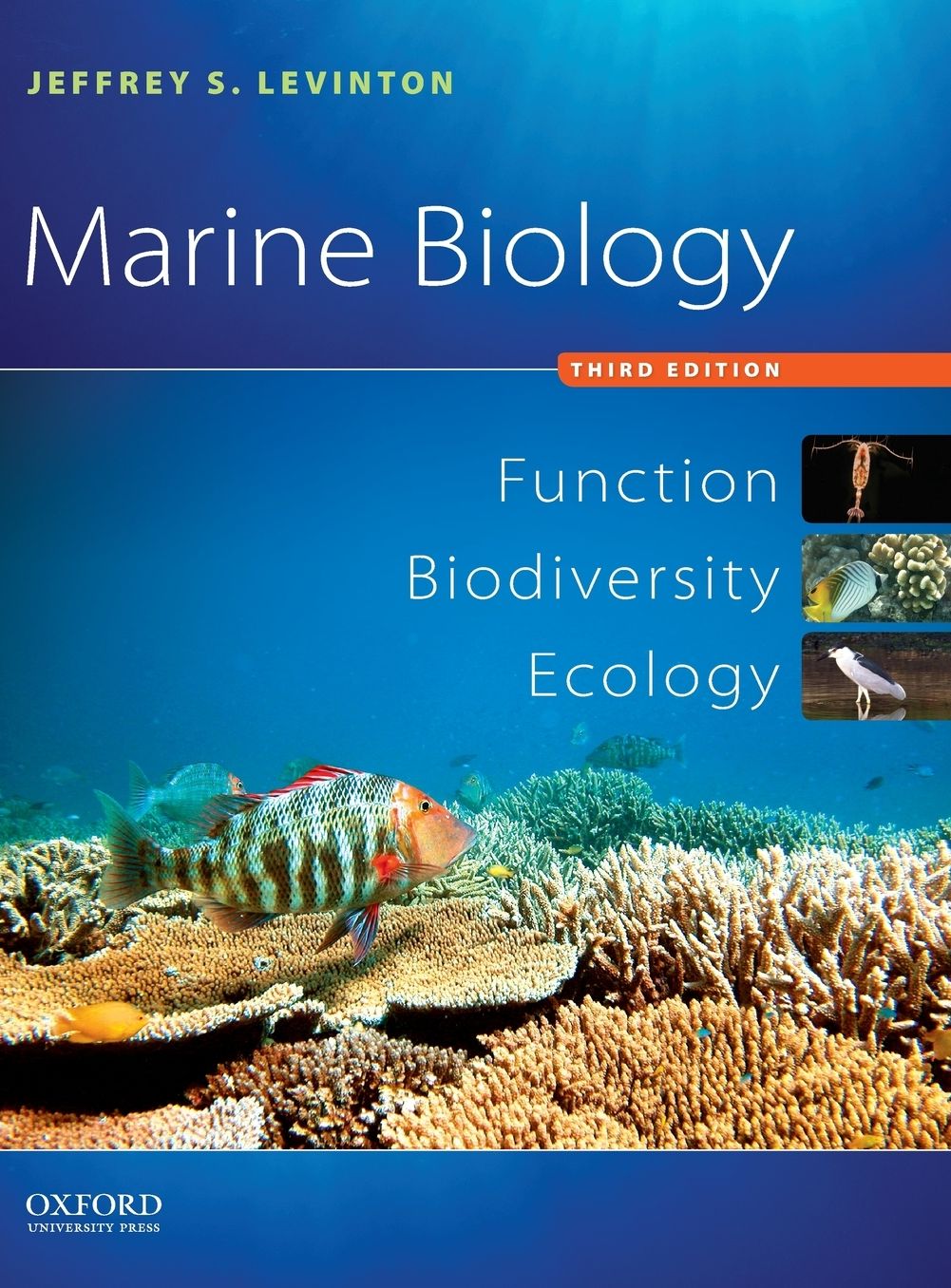 Marine Biology: Function, Biodiversity, Ecology