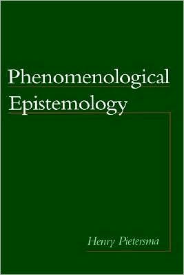 Phenomenological Epistemology