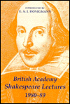 British Academy Shakespeare Lectures 1980-1989
