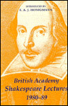 British Academy Shakespeare Lectures 1980-1989