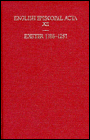 English Episcopal Acta: Volume 12: Exeter 1186-1257
