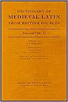 Dictionary of Medieval Latin from British Sources: Fascicule VIII: O