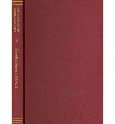 Proceedings of the British Academy, Volume 166, Biographical Memoirs of Fellows, IX