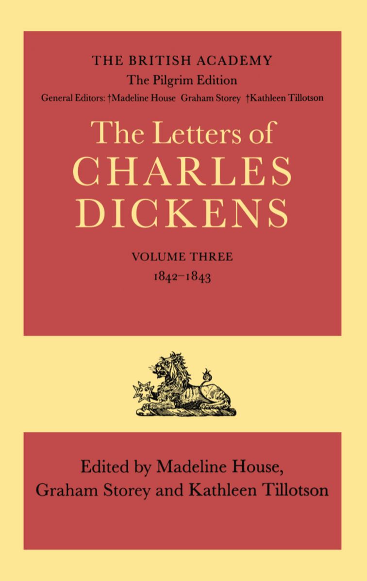 The Letters of Charles Dickens, 1842-1843