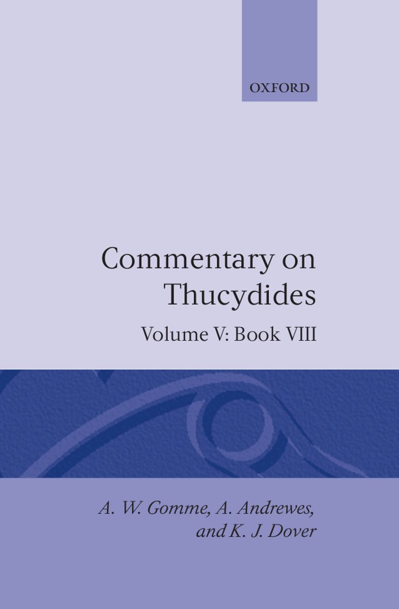 A Historical Commentary on Thucydides
