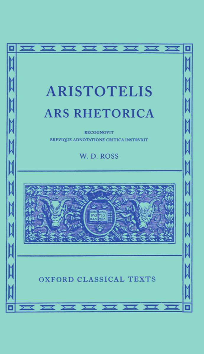 Aristotle Rhetorica (Oxford Classical Texts)