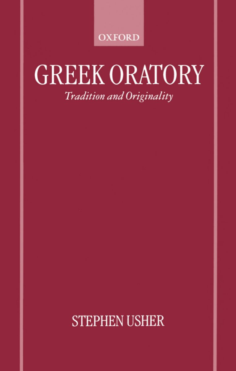 Greek Oratory: Tradition and Originality