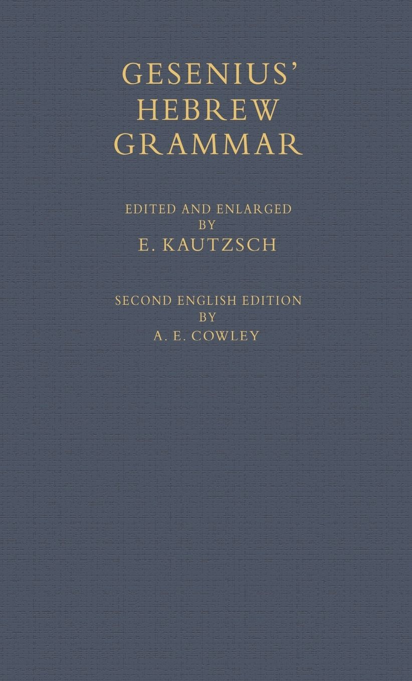 Gesenius' Hebrew Grammar