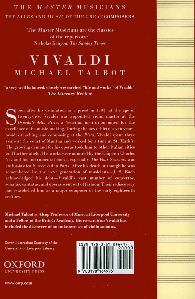 Vivaldi (The Master Musicians Series)