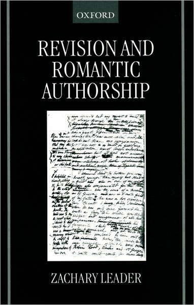 Revision and Romantic Authorship