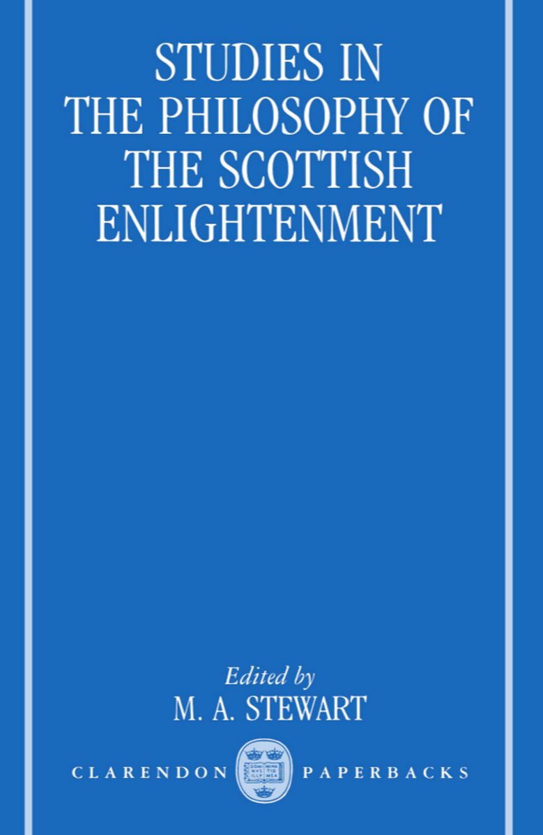 Studies in the Philosophy of the Scottish Enlightenment