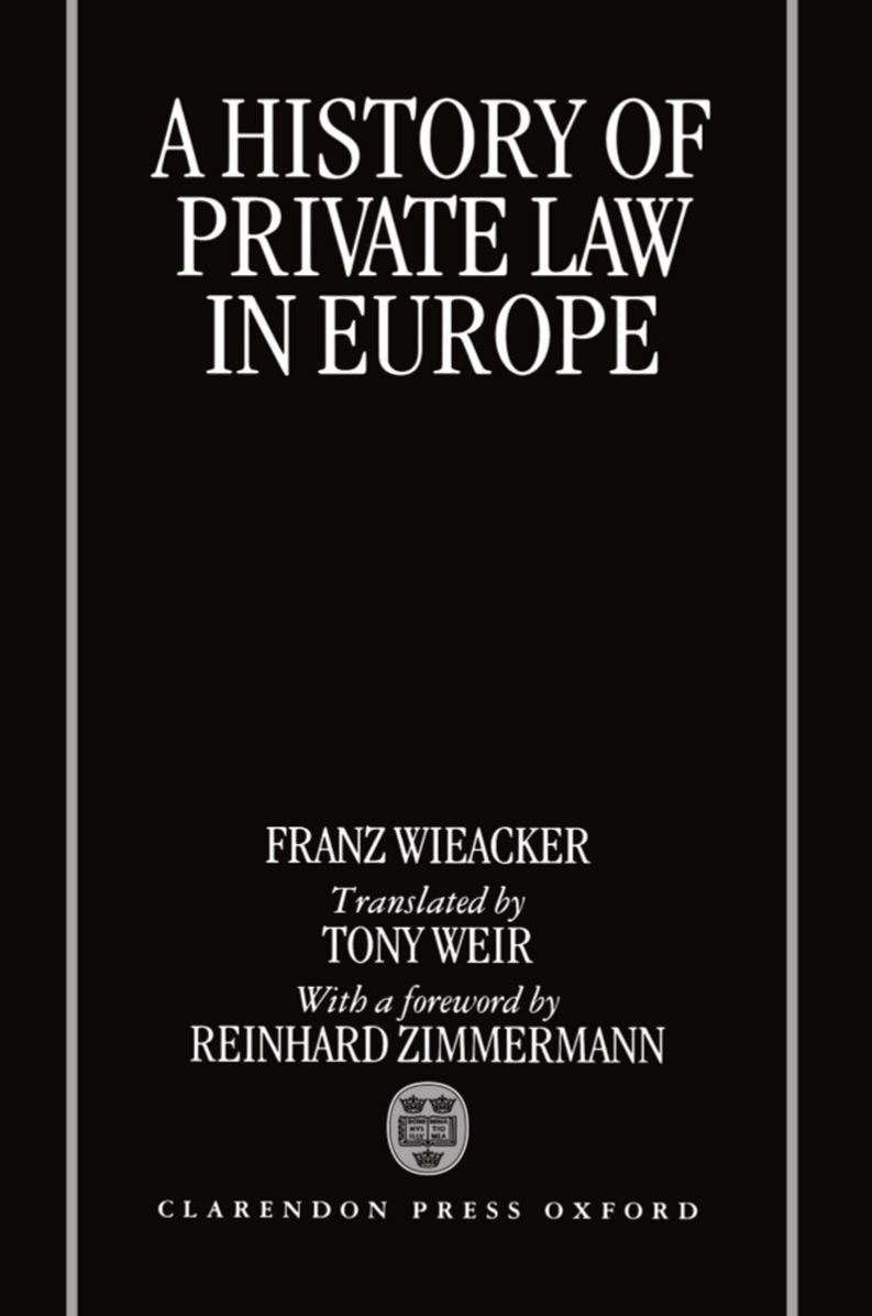 A History of Private Law in Europe