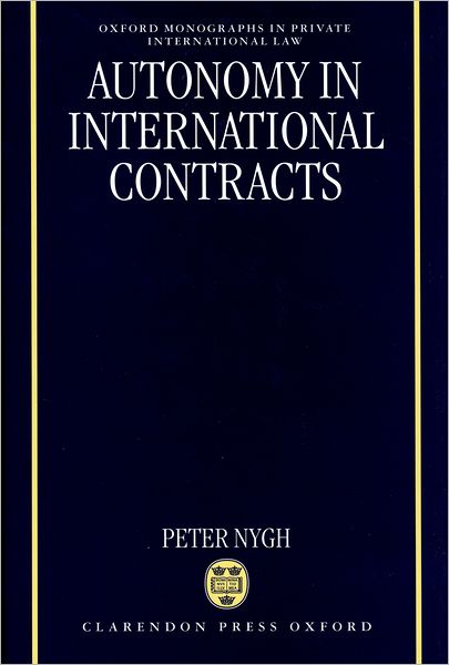 Autonomy in International Contracts