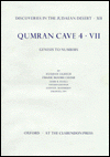 Qumrân Cave 4: Genesis to Numbers