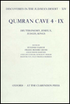 Qumrân Cave 4: Deuteronomy, Joshua, Judges, Kings