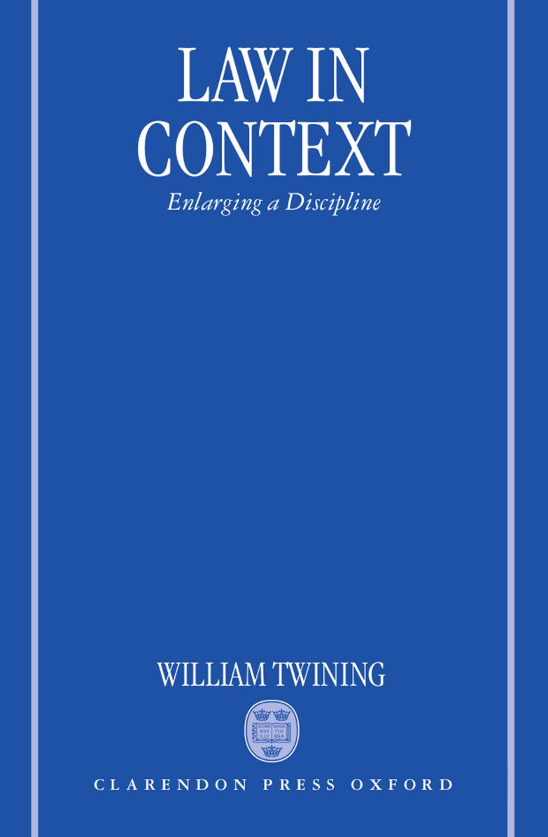 Law in Context: Enlarging a Discipline