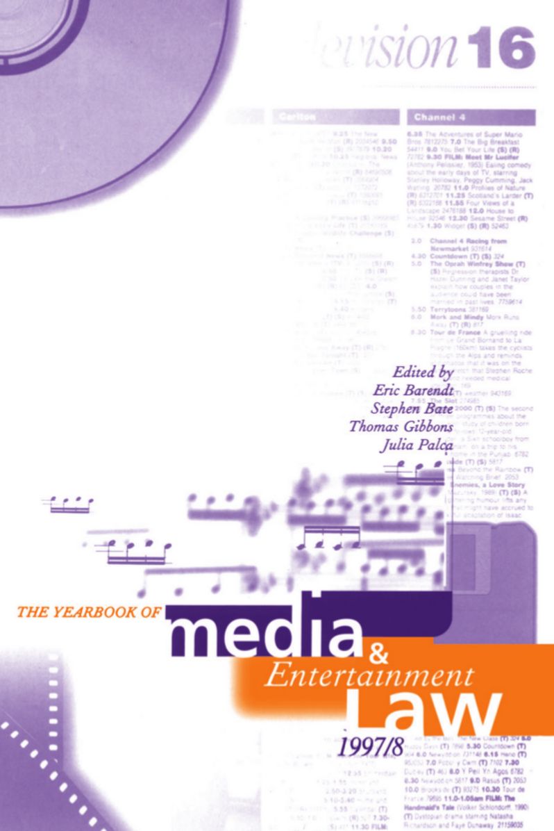 The Yearbook of Media and Entertainment Law, 1997/98
