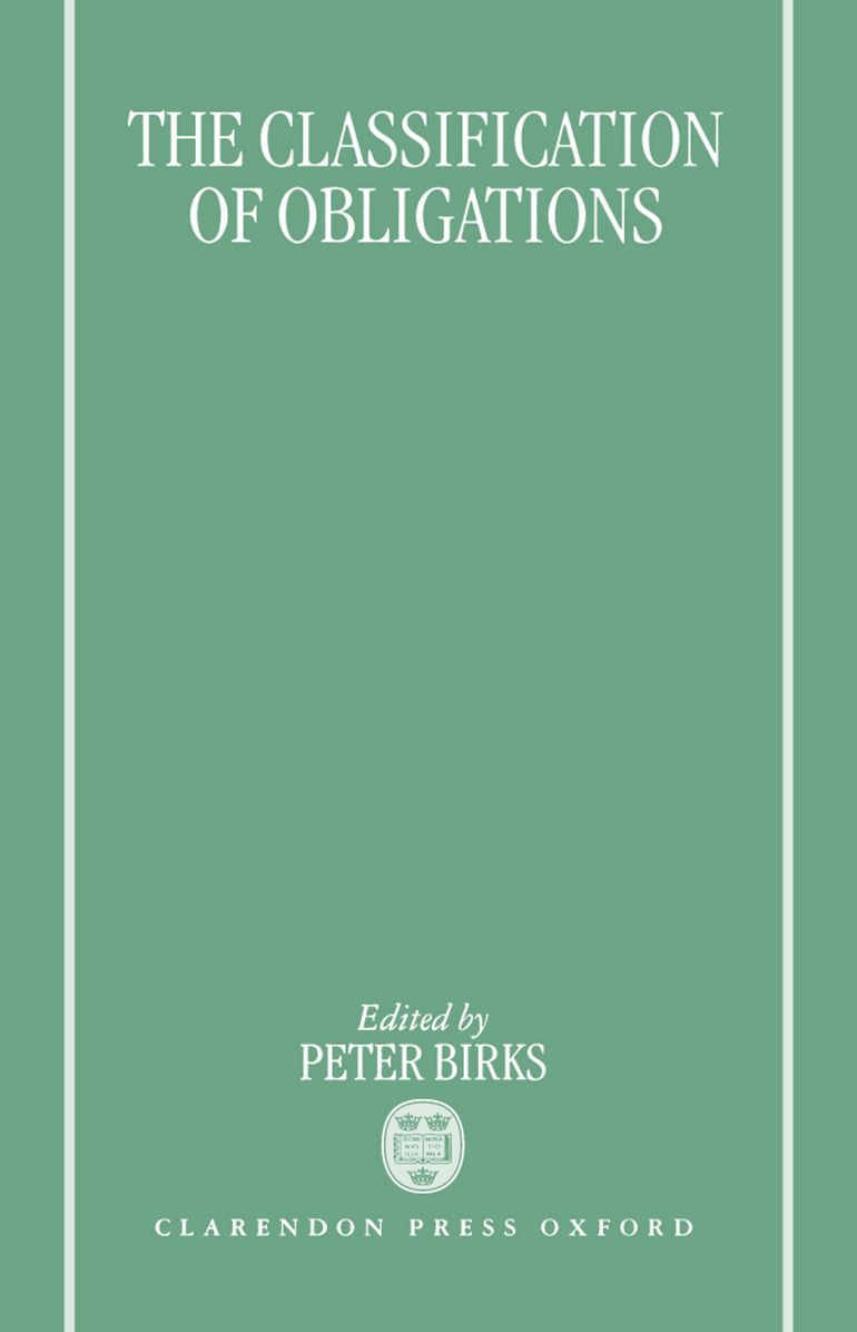 The Classification of Obligations