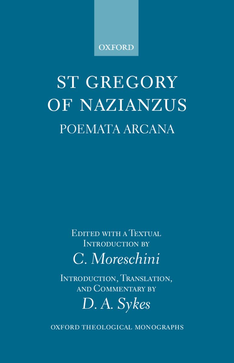 St. Gregory of Nazianzus Poemeta Arcana