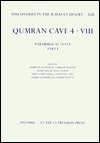 Qumrân Cave 4: Parabiblical Texts