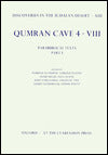 Qumrân Cave 4: Parabiblical Texts